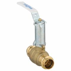 MILWAUKEE VALVE Manual Two-Way Ball Valve: 3/4 in, Brass, Straight, Press x Press, Two-Piece (MPN UPBA-481B - 34). Key specifications — Brand: MILWAUKEE VALVE; Handle: Lever.