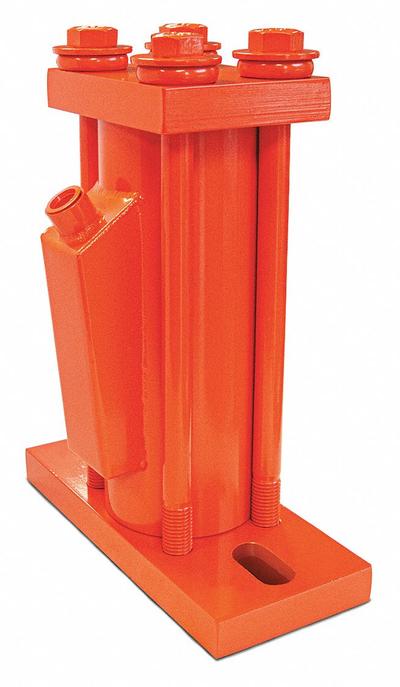 VIBCO Piston Vibrator: Bolt-On Mount, 2,400 vpm, 8,000 lb to 20,000 lb - High-Impact Piston Vibrators