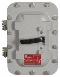 APPLETON ELECTRIC Hazardous Location Safety Switch: Non-Fusible, 60 A, 600 V AC, AE Series (MPN AEAB6036DS). Key specifications — attr867442: APPLETON ELECTRIC.