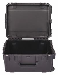 SKB Protective Case: 17 in x 22 in x 10 5/8 in Inside, No Foam, Black, 2 Wheels, 17 lb Wt, IP67 (MPN 3I-2217-10BE). Key specifications — Handle Style: Telescoping; Brand: SKB; Case Closure Type: Latches.