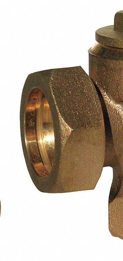 BELL & GOSSETT Steam Trap: Brass Body - Brass Angle Thermostatic Steam Traps