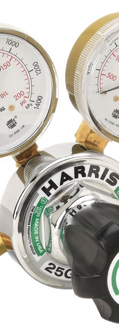 HARRIS Gas Regulator: Single Stage - Air & Inert Gas Regulators