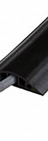 Cable Protector: 3 Channels, 7/16 in Max Cable Dia, 4 1/2 in Overall Wd, 1 in Overall Ht, 10 ft Lg (MPN RFD5-10). Key specifications — Color: Black; Brand: CHECKERS; Load Capacity: 440 lb/Axle.
