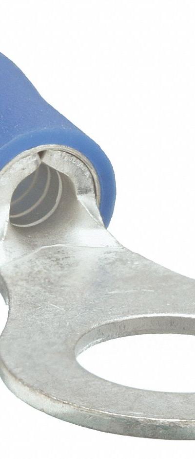 GRAINGER Ring Terminal: Blue - Insulated Ring Terminals