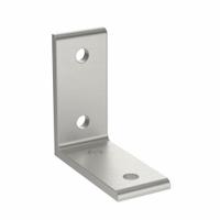 Inside Corner Bracket: Tall Inside-Corner Bracket, 20 Series, 40 mm x 18 mm x 40 mm, 4 Holes, Gray (MPN 093WD2040). Key specifications — Material: Aluminum; Brand: FATH INC.; Finish: Anodized.