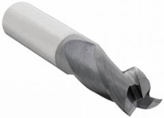 WIDIA HANITA Square End Mill: Carbide, TiAlN Coated, 3 Flute, 3/4" Mill Dia, 1" LOC, 3" OAL (MPN I3S0750T100R)
