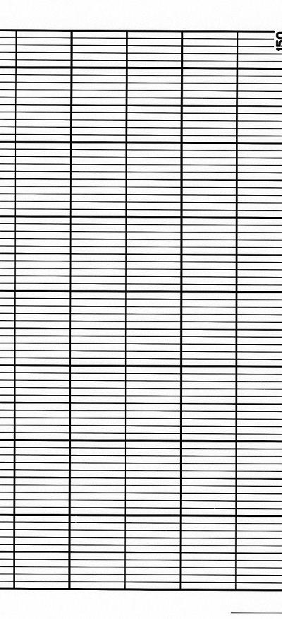 GRAPHIC CONTROLS Fanfold Paper Strip Chart: Fanfold Paper Strip Chart - Strip Chart Paper Compatible with Yokogawa