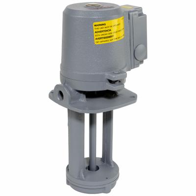 GRAYMILLS Machine Tool Pump: 115/230V AC, 1/8 hp, 500 SUS Max Visc, 10 gpm Max Flow - Immersion Coolant Pumps