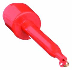 Mini Hook Clip: 2 3/8 in Lg, Beryllium Copper, Glass Filled Nylon, 5 A Max Current, Red, Hook Clip (MPN 3925-2-G/10P). Key specifications — Contact Material: Beryllium Copper; Brand: POMONA; Color: Red.