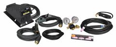 MILLER ELECTRIC TIG/Stick Contractor's Kit: Air-Cooled, A-150, 25 ft, Rubber, 1-Piece, 17 (MPN 301309). Key specifications — Brand: MILLER ELECTRIC; Manufacturer Part Number: 301309; Neck Type: Rigid; Power Cord Material: Rubber; Gas Valve (Table): Without.