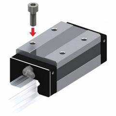 THK Linear Guide Carriage: For 28 mm Rail Wd, Ball, SHS Type Std Guide, 38 mm Carriage Ht (MPN SHS30R1SS). Key specifications — Carriage Material: Carbon Steel; Roller Material: Carbon Steel; Size: 30; Brand: THK; Features: End Seal and Side Seal; Type: SHS Type Standard Guide.