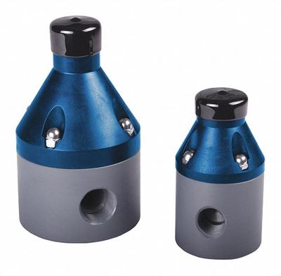 HAYWARD Pressure Reducing Control Valve: PVDF, PTFE, NPT x NPT - Corrosive & Ultra-Pure Liquids Pressure Regulators