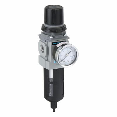 WILKERSON Filter/Regulator: 18 Series, 1/2 in NPT, 164 scfm, 5 micron, 0 psig to 125 psig - Wilkerson FRL Air Filter/Regulators