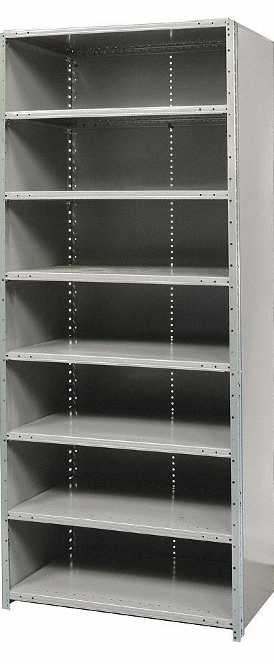 HALLOWELL Metal Shelving: Standalone - Medium-Duty Standalone Closed Metal Shelving
