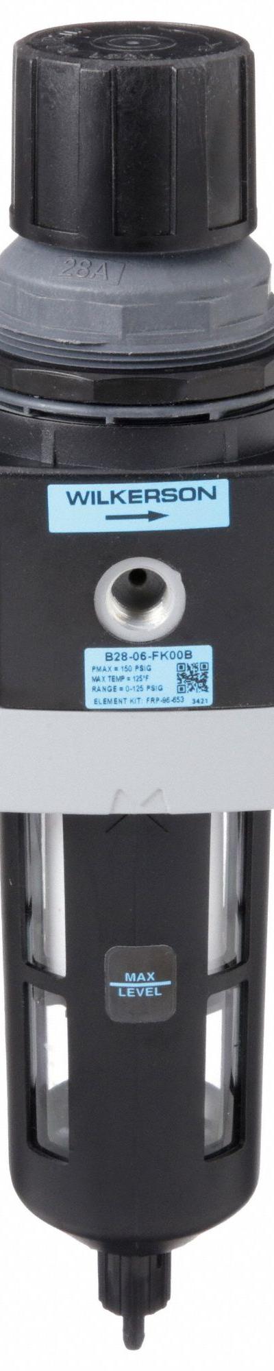 WILKERSON Filter-Regulator: B28 Series - Wilkerson FRL Air Filter/Regulators