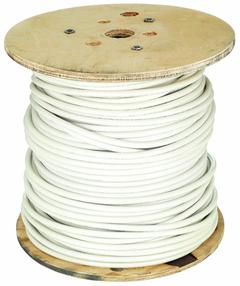 Building Wire: Copper, 1 AWG, 1 Conductors, Stranded, White, 500 ft Lg, THHN (MPN 34458001). Key specifications — Voltage: 600 V; Brand: SOUTHWIRE.