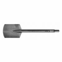 MILWAUKEE Breaker and Demolition Hammer Chisel: 4 1/2 in Head Wd, 16 3/4 in Overall Lg (MPN 48-62-3040). Key specifications — attr253714: Digging; attr277143: MILWAUKEE.