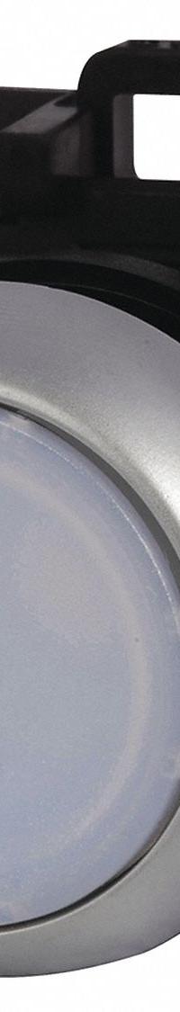 EATON Flush Push Button: 22 mm Mounting Size, Non-Metallic, Maintained (MPN M22-DRL-W). Key specifications — Brand: EATON; Action: Maintained; Series: M22; Push Button Material Type: Non-Metallic.