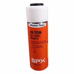 POWER TEAM Hydraulic Cylinder: Single Acting, 25 ton Nominal Capacity, 6 in Nominal Stroke Lg, Steel (MPN C256C). Key specifications — attr98927: POWER TEAM.