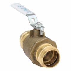 APOLLO Manual Two-Way Ball Valve: 1 in, Brass, Straight, Press x Press, 300 psi Max. Pressure (CWP) (MPN 77VLF10501). Key specifications — Brand: APOLLO; Handle: Lever.