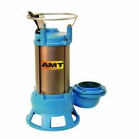 AMT PUMPS Submersible Pump: Vertical, Three Phase, 3 hp, 460V AC, 210 gpm @ 10' of Head, 4 in FNPT (MPN 576D-95). Key specifications — Rated Voltage: 460V AC; Discharge Orientation: Vertical; Hazardous Location Class: Not Rated; Volute Material: Cast Iron; Brand: AMT PUMPS; Switch: Not Included.