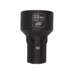 INGERSOLL RAND Impact Socket: Metric, 22 mm Socket Size, 6-Point, Std, 1 9/16 in Overall Lg (MPN DXS2SM22). Key specifications — attr1215501: INGERSOLL RAND; attr1215515: Manganese Phosphate; attr1215518: 22 mm.