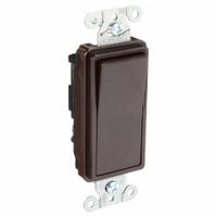 BRYANT Wall Switch: Rocker Switch, Single Pole, Maintained, Brown, 120/277V AC, 20 A (MPN 9901). Key specifications — Illuminated: No; Voltage Rating: 120/277V AC.