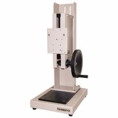 SHIMPO Hand Wheel Operated Test Stand: Hand Wheel Operated Test Stand, FGE/FGV/MF Series (MPN FGS-200W). Key specifications — Product Type: Hand Wheel Operated Test Stand; Compatible with Manufacturer Model Number: MF Series; Compatible Product Type: Force Gauges; Brand: SHIMPO.
