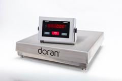 DORAN Industrial Bench Scale: 18 in x 18 in, IP69K, Corded Remote, 500 lb Wt Capacity - Imperial (MPN 7500XL/18S). Key specifications — Connection Ports: Wi-Fi®; Readability: 50 g/0.1 b/2 oz; Brand: DORAN; Weighing Surface Material: 304 Stainless Steel.