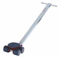 GKS-PERFEKT Machine Roller: 6,600 lb, 4 3/8 in Deck Ht, 6 3/4 in L x 6 3/4 in W, (4) Rollers, Swivel (MPN 3-10207). Key specifications — attr1344324: Rubber Padded; attr1344335: Pulling Handle with Tow Eye; attr1344360: GKS-PERFEKT; attr1344361: Red.
