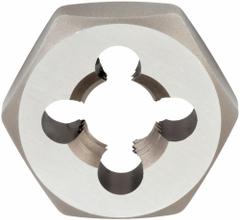 IRWIN Hex Threading Die: 9/16"-12 UNC, 1 7/16 in Hex Wd, Self-Aligning, Carbon Steel (MPN 6848)