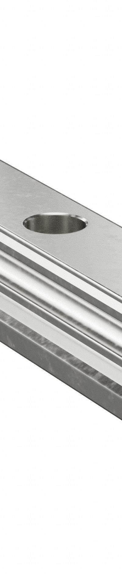 NB Guide Rail: 25 - Alulin Series Steel-Reinforced Aluminum Guide Rails