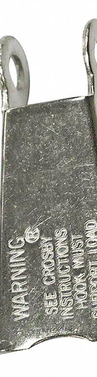 CROSBY Spring Latch: Spring, 1 7/8 in Latch Lg, 7/8 in Latch Wd, 1/4 in Latch Eye Dia, Silver, Nut (MPN 1090063). Key specifications — Brand: CROSBY; Manufacturer Part Number: 1090063; Latch Type: Spring.