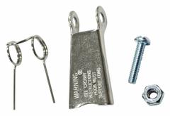 CROSBY Spring Latch: Spring, 1 7/8 in Latch Lg, 7/8 in Latch Wd, 1/4 in Latch Eye Dia, Silver, Nut (MPN 1090063). Key specifications — Brand: CROSBY; Manufacturer Part Number: 1090063; Latch Type: Spring.