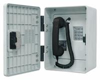 HUBBELL GAI-TRONICS Telephone: Surface Mount, Rugged Phones for Haz Areas, Keypad, Keylock Door (MPN 256-001LD). Key specifications — attr928999: Corrosion Resistant; attr929001: No; attr929004: No; attr929005: Yes; attr928966: 256-001LD; attr928972: Hytrel; attr928968: No; attr928969: No.