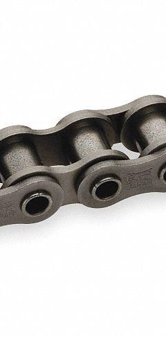 TSUBAKI Roller Chain: Single Strand, 40, 1/2 in Pitch, Steel, 10 ft Overall Lg, Hollow Pin, Steel (MPN 40HPB). Key specifications — attr304241: TSUBAKI.