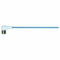Cordset: M12 Female Right Angle X Bare Wire, 8 Pins, Pastel Blue, TPE-S, 5 m Cable Lg (MPN 7024-17061-3120500). Key specifications — Cable Jacket Color: Pastel Blue; End 1 Gender: Female; End 1 Mounting Orientation: Right Angle; End 2 Connection Type: Bare Wire; IP Rating: IP69K; Brand: MURRELEKTRONIK; Wire Size: 24 AWG; Cable Jacket Material: TPE-S.