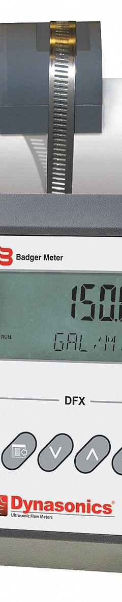 DYNASONICS Ultrasonic Flow Detector: +/-2% Full Scale Flow Accuracy, 0.15 fps Flow Measured - Min (MPN 7HU44). Key specifications — Manufacturer Part Number: 7HU44; Compatible with Grainger Part Number: 5XPN3; Digital Display Screen Type: LCD; Flow Accuracy: +/-2% Full Scale; Brand: DYNASONICS.