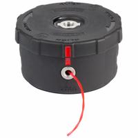 MILWAUKEE String Trimmer Head: High Density Polyethlyene, 4.25 in Dia, 4 1/4 in Overall Lg (MPN 49-16-2748). Key specifications — Brand: MILWAUKEE; Color: Black; Red; Compatible Manufacturer Number: 2825-20ST; Compatible Product Type: M18 FUEL and M18 Brushless String Trimmers; Material: High Density Polyethlyene.