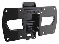 STANLEY TV Wall Mount: Wall, For 37 in to 37 in Screens, Max. 40 lb, Tilting, 0° Swivel, 15° Down (MPN TMR-EC3103T). Key specifications — Manufacturer Part Number: TMR-EC3103T; Finish: Matte; Includes Mounting Hardware: Yes; Material: Steel; Mounting Location: Wall; Brand: STANLEY; Color: Black.
