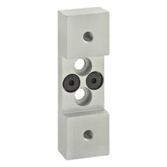 Roller Wheel Bracket: 10 Series, 49/64 in L x 1 in W x 3 1/8 in H, Silver, Anodized (MPN 2750). Key specifications — Brand: 80/20; Housing Material: Aluminum; Includes: Mounting Hardware; Finish: Anodized.