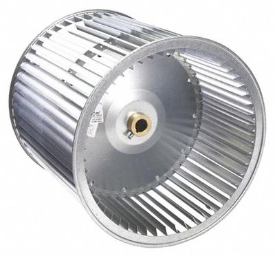 LENNOX Blower Wheel: 15 in Dia, 15 in W, CW/CCW, Steel Wheel, 1 Inlets, 1 7/16 in Bore - Dual-Inlet Forward-Curved Blower Wheels