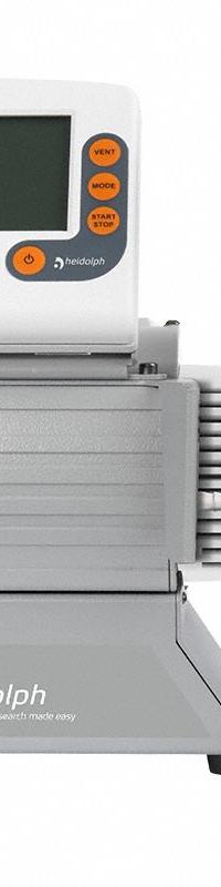 HEIDOLPH Vacuum Pump: 5 mbar Vacuum Pressure - Max, RPM Regulated, 1.7 cu m/h, 11 3/4 in Overall Ht (MPN 036308310). Key specifications — Pump Type: RPM Regulated; Suction: 1.7 cu m/h; Brand: HEIDOLPH.