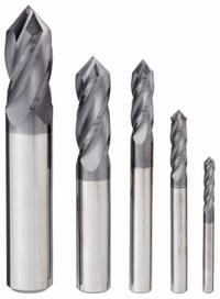 APPROVED VENDOR Drill Mill Set: Drill, 5 Pc, Carbide, TiCN Coated, 4 Flute, 1/8" to 1/2" Mill Dia (MPN 208-888842)