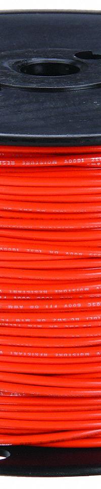 SOUTHWIRE Hookup Wire: 16 AWG Conductor Size, Orange, 500 ft Overall Lg, 600 V Volt (MPN 411020503). Key specifications — Brand: SOUTHWIRE; Product Type: Machine Tool Wire; Standards: UL 1015; Manufacturer Part Number: 411020503.