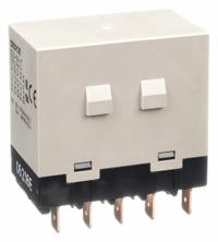 OMRON Enclosed Power Relay: Bracket Mounted, 25 A Current Rating, 24V AC, 4PST-NO, 10 Pins/Terminals (MPN G7J-4A-T-W1-AC24). Key specifications — Brand: OMRON; Base Type: Square; Mounting Style: W-Bracket; Electrical Connection: Quick-Connect; Manufacturer Part Number: G7J-4A-T-W1-AC24; Operating Current: 25 A at 220V AC (Resistive Load NO); Series: G7J Series; Relay Bracket Type: W-Bracket (Sold with Relay).