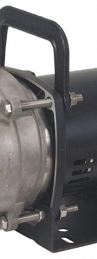 DAYTON Centrifugal Pump: 115/230V AC, 33 ft Max Head, 1 1/2 in Compat Intake and Disch - 1/8 to 1 HP Self-Priming Centrifugal Pumps