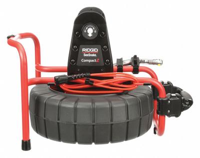 RIDGID Pipe Inspection Camera Reel: SeeSnake, 100 ft Lg., 6 in Max. Pipe Dia. - Ridgid Pipe Inspection Camera Reels