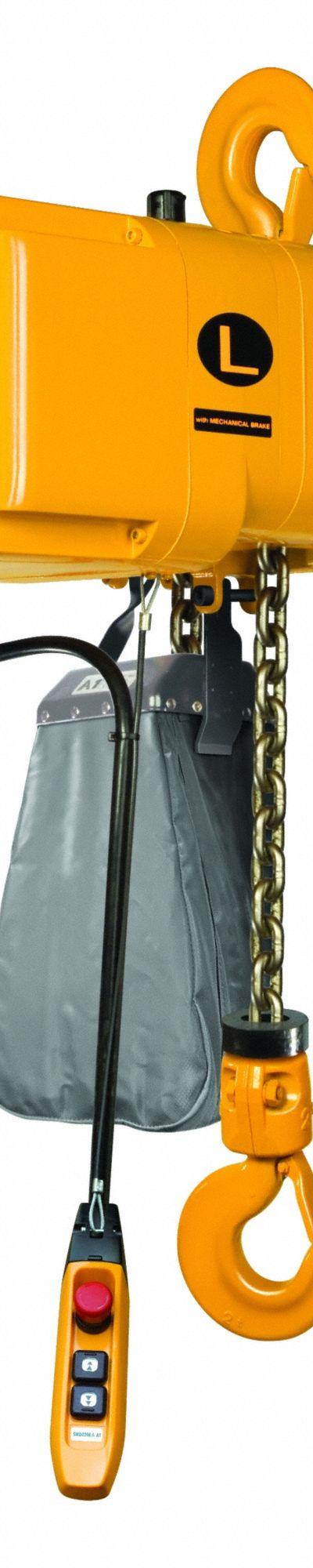 HARRINGTON Extended Lift Electric Chain Hoist: H4 - High-Lift Extended Use Hoists