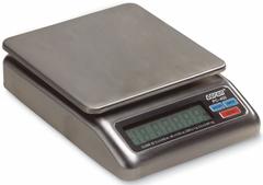 DORAN Food Scale: 6 1/2 in Weighing Surface Dp, 6 1/2 in Weighing Surface Wd, 2 in Overall Ht, LCD (MPN PC400-05). Key specifications — Connection Ports: RS-232; Readability: 0.002 lb/1 g; Brand: DORAN; IP Rating: Not IP Rated.